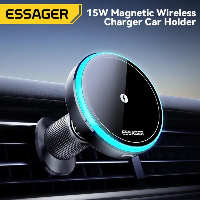 Magsafe Magnetische Autotelefoonhouder met 15w draadloos opladen