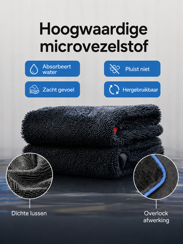 Premium Microvezel Autodoeken – Super Absorberend & Krasvrij (3 Stuks)