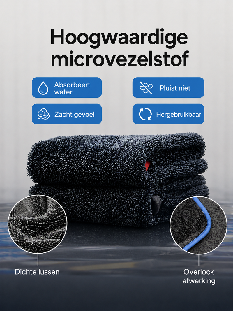 Microvezel Doeken Auto 3 Stuks | AutoLux