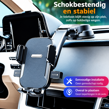 Telefoonhouder Auto met Zuignap 360° | AutoLux
