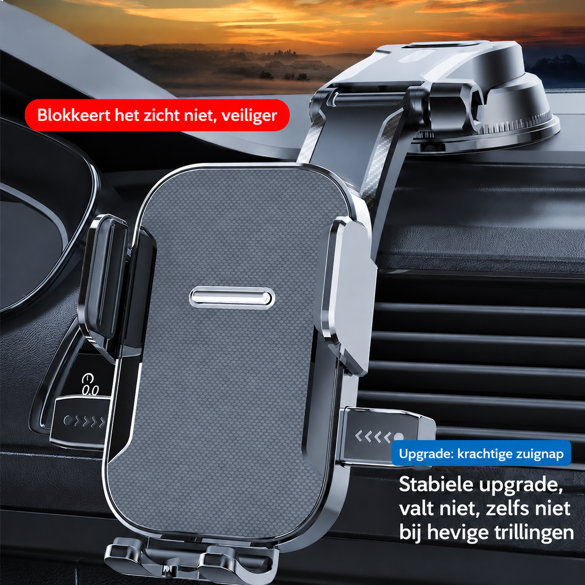 Telefoonhouder Auto met Zuignap 360° | AutoLux