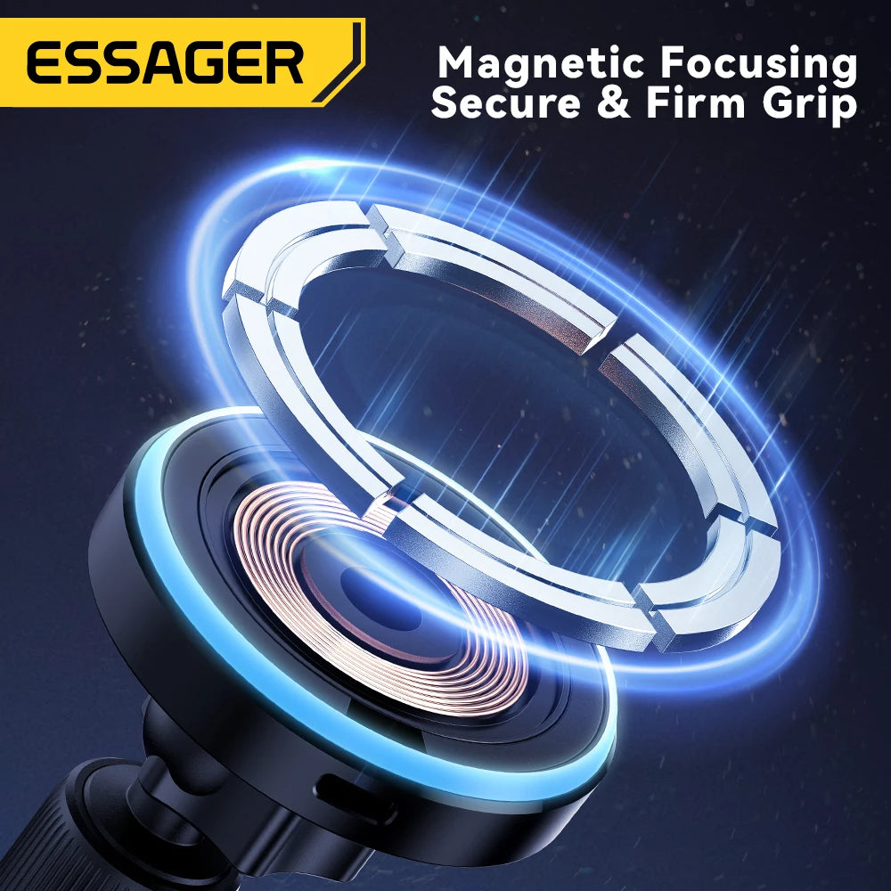 Magsafe Magnetische  Autotelefoonhouder met 15w  draadloos opladen